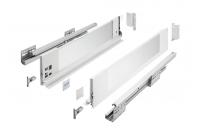 Комплект ящика 120х500 AXIS PRO боковины стеклянные белый