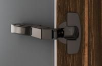 Петля sensys 8669,w30, угол 95°, чашка th52 d35, накладная, b2, черный обсидиан 9091749 Hettich