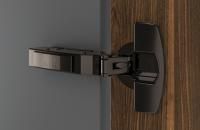 Петля sensys 8675, угол 110°, чашка th52 d35, средняя стенка, b3, черный обсидиан 9091742 Hettich