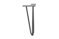 GTV ОПОРА ARTO, 12x304MM, ЦВЕТ ЧЁРНЫЙ МАТОВЫЙ + СТОПКА В К-П
