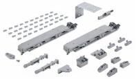 Комплект демпферов silent syst em topline xl для 2-х дверного шкафа 9169548 Hettich