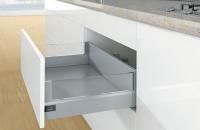 Комплект короба arcitech с des ignside, с соед.зад.стенки, nl350, h186/94, цвет серебристый 9150708 Hettich