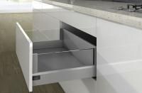 Комплект короба arcitech с des ignside, с соед.зад.стенки, nl300, h218/94, цвет серебристый 9150728 Hettich