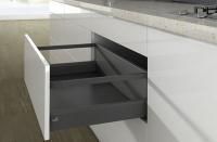 Комплект короба arcitech с рел ингом, с соед.зад.стенки, nl270, h218/94, цвет антрацит 9150568 Hettich
