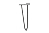 GTV ОПОРА ARTO, 12x304MM, ЦВЕТ ЧЁРНЫЙ МАТОВЫЙ + СТОПКА В К-П