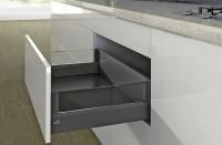 Комплект короба arcitech с des ignside, с соед.зад.стенки, nl350, h186/94, цвет антрацит 9150548 Hettich