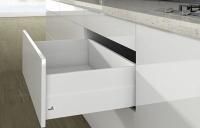 Комплект короба arcitech с top side, с соед.зад.стенки, nl450, h 218/126, цвет белый 9149384 Hettich