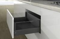 Комплект короба arcitech с des ignside, с соед.зад.стенки, nl350, h218/94, цвет антрацит 9150578 Hettich