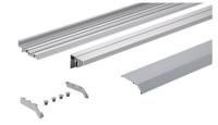Комплект профилей topline xl тип 2, l4000, с перфорацией, алюминий 9135004 Hettich