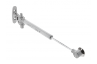 GTV ГАЗЛИФТ МЕБЕЛЬНЫЙ 100N, С АМОРТИЗАТОРОМ, ЦВЕТ СЕРЫЙ