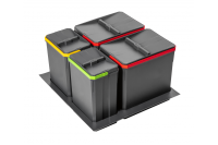 GTV СИСТЕМА ХРАНЕНИЯ AXISPACE В БАЗУ 600ММ, 2x15L, 2x7L