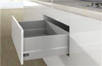 Комплект короба arcitech с top side, с соед.зад.стенки, nl400,h 218/94, цвет серебристый 9150735 Hettich