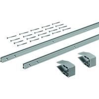 Двойной комплект профилей slid eline m, l2500, h18, цвет серебристый 9209167 Hettich