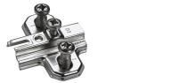 Монтажная планка system 2006 для slideon, l37, d5, евровинты 1079224 Hettich
