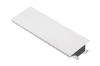 GTV АЛЮМИНИЕВЫЙ ПРОФИЛЬ РУЧКА GLAX ТОРЦЕВОЙ LED, ДСП 18MM, 3М, ЦВЕТ БЕЛЫЙ