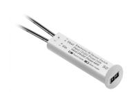 Выключатель сенсорный универсальный с диммером 12V/24V 24W/48W, белый