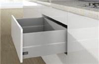 Комплект короба arcitech с top side, с соед.зад.стенки, nl400,h 250/126, цвет серебристый 9150983 Hettich