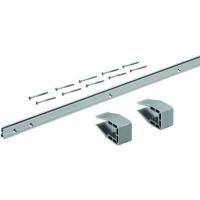 Комплект профилей slideline m, l2500, h25, цвет серебристый 9209230 Hettich