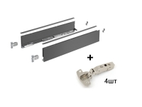 9339633 Комплект Ящика Avantech You, H101, Nl500, Антрацит С 4 Петлями Sensys 8645