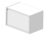Корпус навесной кухни 60*34*36 низкий