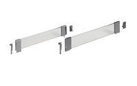 9100884 Комплект надставок на боковину DesignSide для InnoTech, NL260, H144, стекло, серый