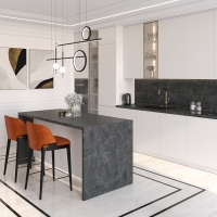 Пристеночный бортик 8604 Bst Barla Marble Slotex