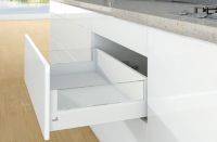 Комплект надставок на боковину designside для arcitech, nl650, h92,стекло 8 мм прозрачное 9122990 Hettich