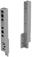 Комплект соединителей задней стенки arcitech, h218, цвет сере бристый 9150644 Hettich