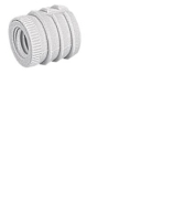 Муфта n33,м6, d10 x11, пластик, белый 1004928 Hettich