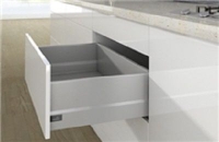 Комплект короба arcitech с top side, с соед.зад.стенки, nl400,h 218/94, цвет серебристый 9150735 Hettich