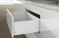 Комплект короба arcitech с top side, с соед.зад.стенки, nl450, h 218/126, цвет белый 9149384 Hettich