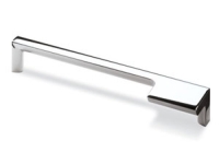 Pучка Hettich, 9105749 Zenga, межосевое расстояние 192мм, правая, матовый хром