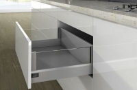 Комплект короба arcitech с des ignside, с соед.зад.стенки, nl300, h218/94, цвет серебристый 9150728 Hettich