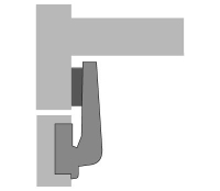 Петля sensys 8669, угол корпуса w90, угол 95°, чашка th52 d35, вкладная, b4 9088181 Hettich