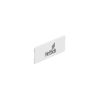 919464700 Заглушка на боковину InnoTech Atira, с логотипом Hettich, цвет белый