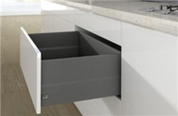 Комплект короба arcitech с top side, с соед.зад.стенки, nl400,h 250/126, цвет антрацит 9150871 Hettich