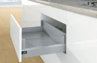Комплект короба arcitech с des ignside, с соед.зад.стенки, nl350, h186/94, цвет серебристый 9150708 Hettich