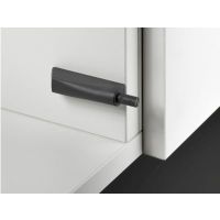 Механизм push to open magnet для петель,прикруч. короткий ход, антрацит 9089629 Hettich