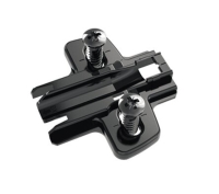 Монтажная планка system 8099 для sensys, l37, d1,5, евровинты, черный обсидиан 9091800 Hettich