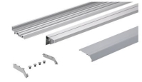 Комплект профилей topline xl тип 2, l4000, с перфорацией, алюминий 9135004 Hettich