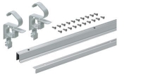 Комплект профилей wingline l, l2400, с перфорацией, алюминий, 9239310 Hettich