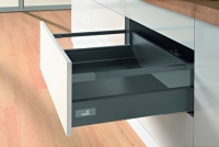 9336707 Комплект ящика InnoTech Atira полного выдв. для Push to open Silent, 30 кг, 520*144,Антрацит