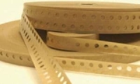 Гумированная лента для шпона (Veneer Tape)  15 мм perf 1 Brown
