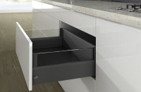 Комплект короба arcitech с des ignside, с соед.зад.стенки, nl350, h218/126, цвет антрацит 9150844 Hettich