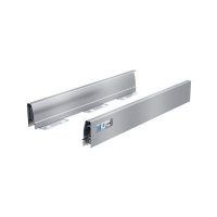 Боковина ящика innotech/innotech atira, h54, nl470, серая, правая 1063802 Hettich