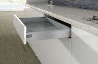 Комплект ящика arcitech с соед .зад.стенки, nl350, h94, цвет серебристый 9150680 Hettich