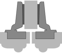 Петля intermat 9966, угол 95°, чашка th42 d35, средняя стенка, b3 9044868 Hettich