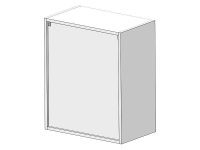 Корпус навесной кухни 80*34*96 высокий
