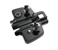 Монтажная планка system 8099 для sensys, l37, d5, евровинты, эксц. черный обсидиан 9091806 Hettich