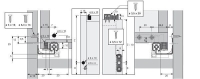 Направляющая quadro 25 hd, 25 кг, nl550, частичного выдвижения, eb20, правая 9105634 Hettich